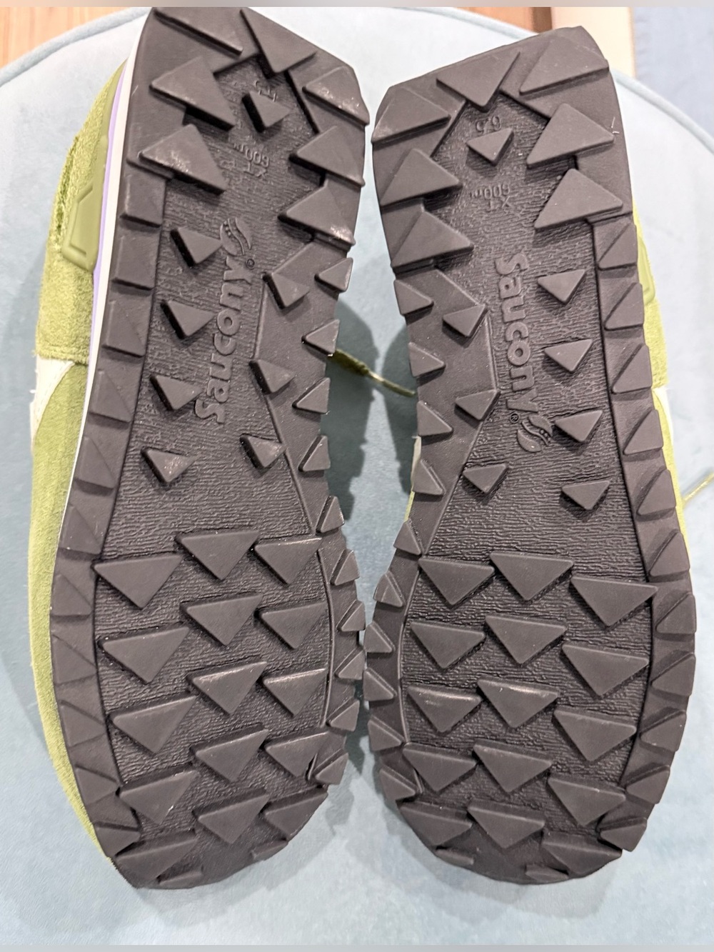 Classic Green Suede & Mesh Sneakers - Women l - Picture 4 of 4